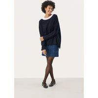 Lockerer Wollmischung-Strickpullover