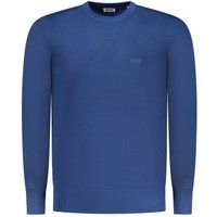 Klassischer Viskose-Feinstrickpullover mit Rundhalsausschnitt
