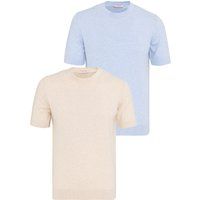 Hochwertiges Feinstrick-T-Shirt Doppelpack