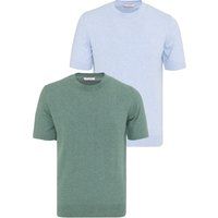 Klassische Kurzarm-Strick-T-Shirts