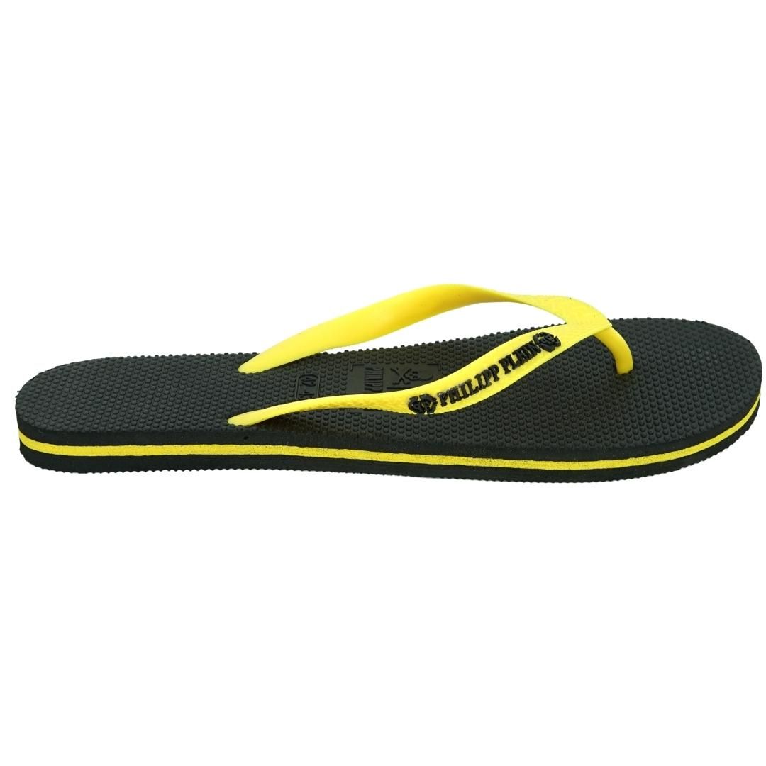 Zehenstegsandalen mit Kontraststreifen