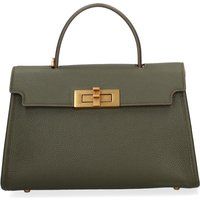 Elegante Henkeltasche aus genarbtem Leder