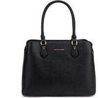 Strukturierte Henkeltasche aus Kunstleder