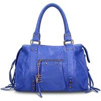 Leder-Satchel Evanthe Chic mit Fransen
