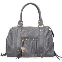 Strukturierte Ledertasche im Vintage-Look