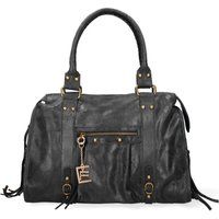 Leder-Henkeltasche im Vintage-Look