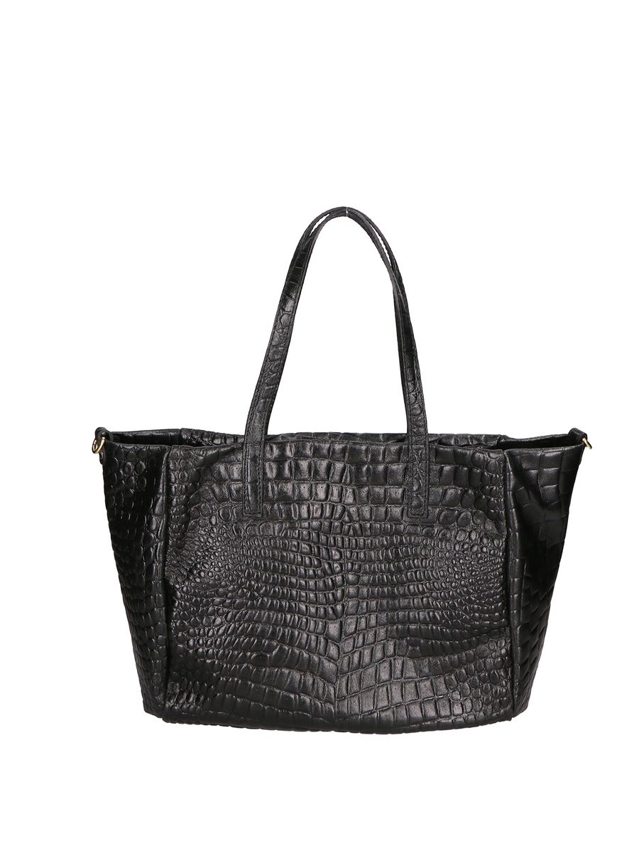 Tote Bag mit Krokodilprägung