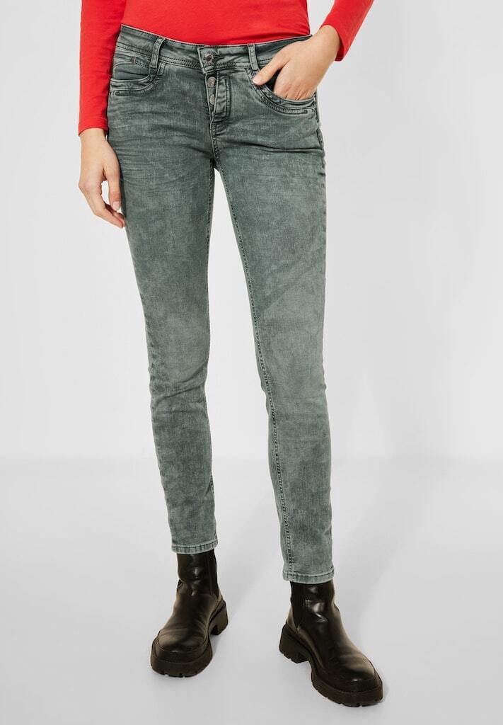 Lässige Jeans mit schmalem Bein