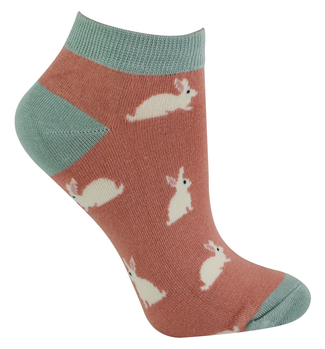 Kurzsocken mit Hasen aus Bambus