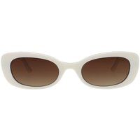 Flache Ovale Cat-Eye Sonnenbrille