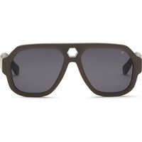 Moderne Pilotenbrille mit hexagonalem Detail