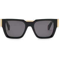 Markante Sonnenbrille mit quadratischem Rahmen