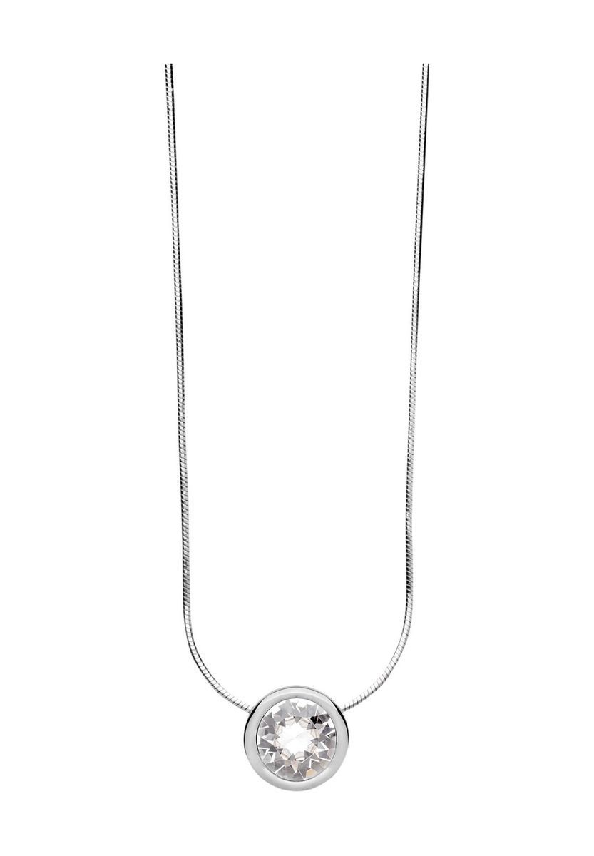 Elegante Sterling Silber Halskette mit Anhänger