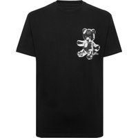 T-Shirt mit Teddy-Glas-Grafik
