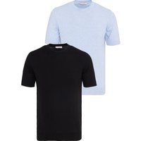 Klassische Kurzarmshirts aus Feinstrick