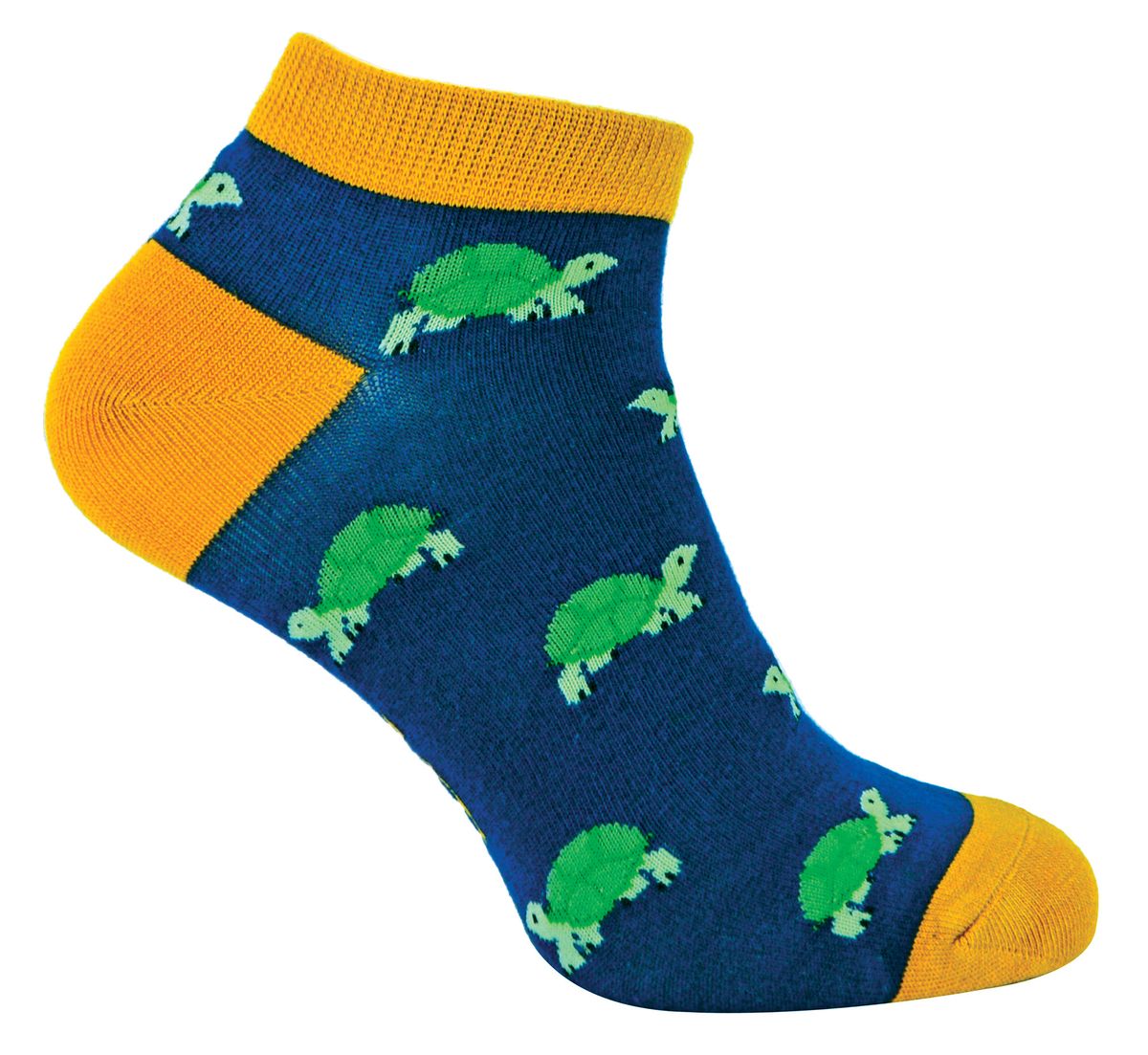 Bambus-Trainersocken mit Schildkrötenmuster