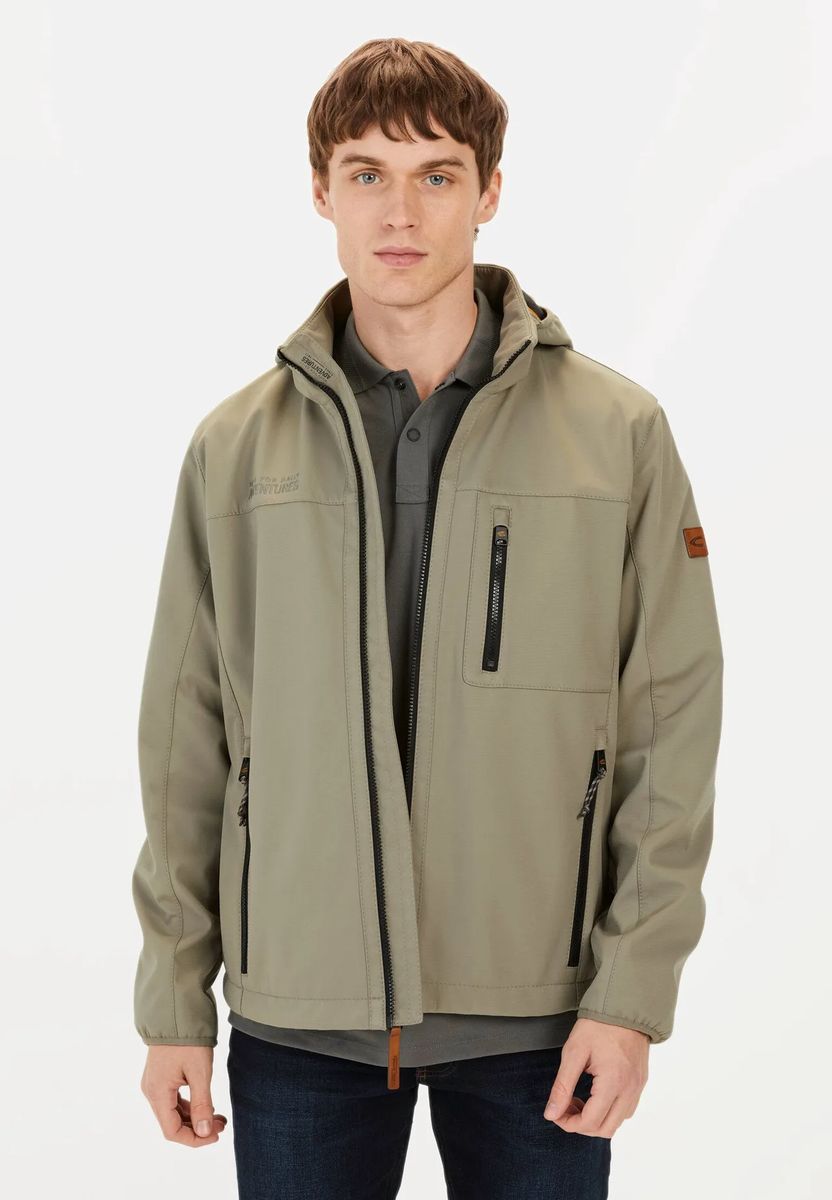 Outdoor-Softshelljacke mit Kapuze