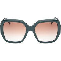 Quadratische Übergroße Verlaufs-Sonnenbrille