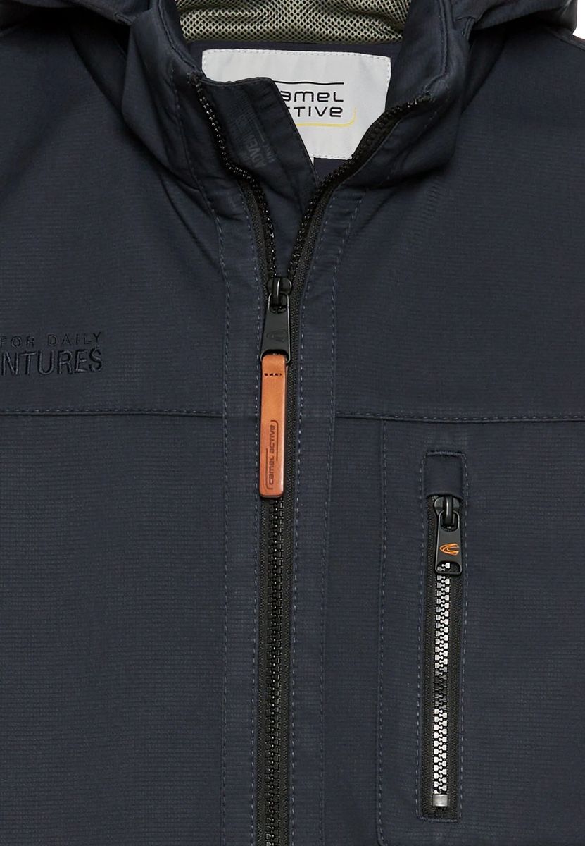 camel active Softshelljacke, Stehkragen, für Herren, blau, 50