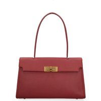 Elegante strukturierte Henkeltasche