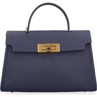 Elegante Henkeltasche aus genarbtem Leder
