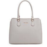 Strukturierte Henkeltasche mit Kieselprägung