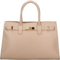 Elegante strukturierte Handtasche aus genarbtem Leder