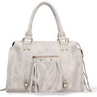 Distressed-Leder-Schultertasche Modell Elara