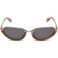Elegante Cat-Eye-Sonnenbrille aus Materialmix