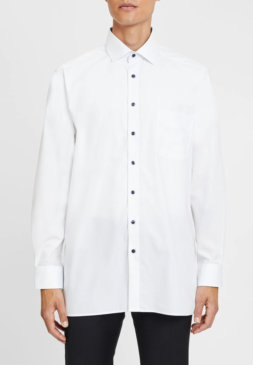 Klassisches weißes Modern Fit Hemd