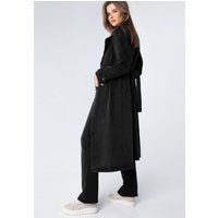 Doppelreihiger Trenchcoat aus Denim