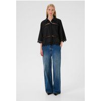 Locker geschnittene Bluse mit Cut-outs