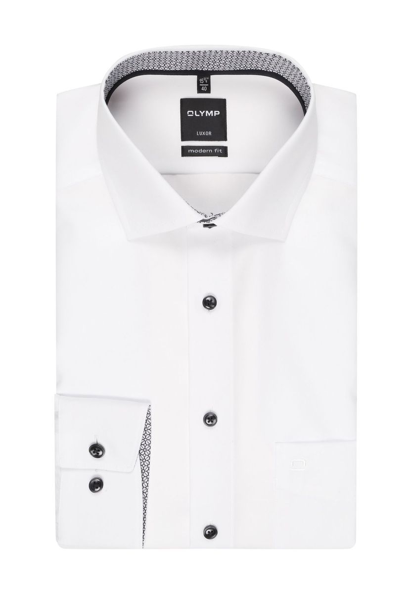 Klassisches weißes Modern Fit Hemd