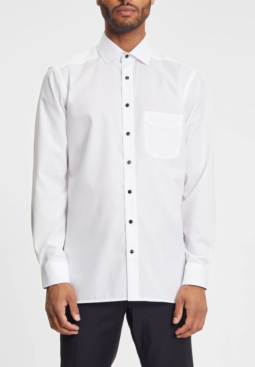 Klassisches weißes Modern Fit Hemd