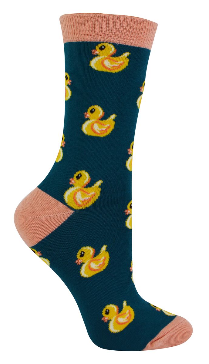 Socken mit lustigem Entenmuster