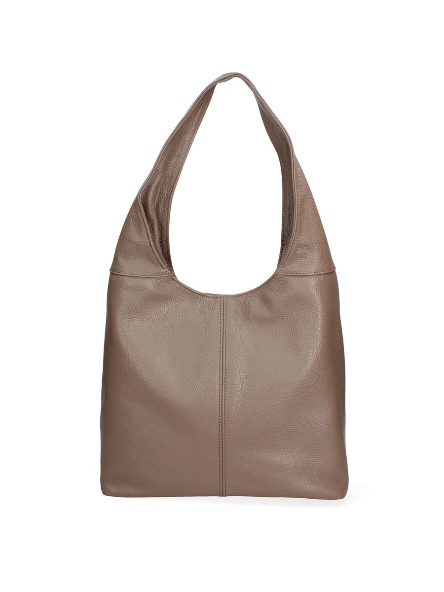 Minimalistische Hobo-Tasche aus Leder