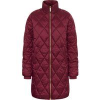 Lässig geschnittene Steppjacke mit Rautenmuster