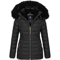 Elegante Steppjacke mit Kunstfell