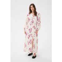 Maxi-Hemdblusenkleid mit Blumenmuster