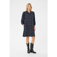 Lockeres Shirtkleid mit Blumenmuster