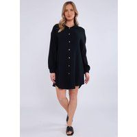 Oversized-Hemdkleid aus strukturierter Baumwolle