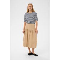Gestreiftes Jersey-T-Shirt mit Halbarm