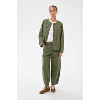 Moderne Wide-Leg-Hose mit verkürztem Bein