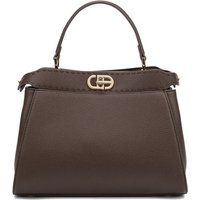 Elegante Henkeltasche in Kieseloptik