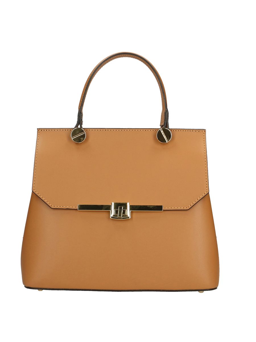 Elegante Strukturierte Lederhandtasche