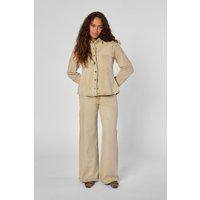 Weit geschnittene Jeans mit hohem Bund