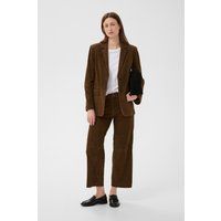 Velourslederhose im Five-Pocket-Stil