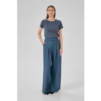 Nadelstreifen-Hose mit weitem Bein