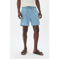 Locker geschnittene Schwimmshorts mit Kordelzug