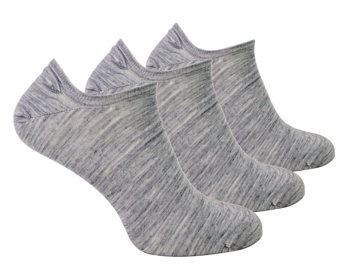 Unsichtbare Sneaker-Socken aus Merinowolle